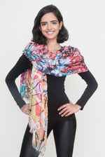 "Why so pink hue?" Long Shawl - SMHDGalleries