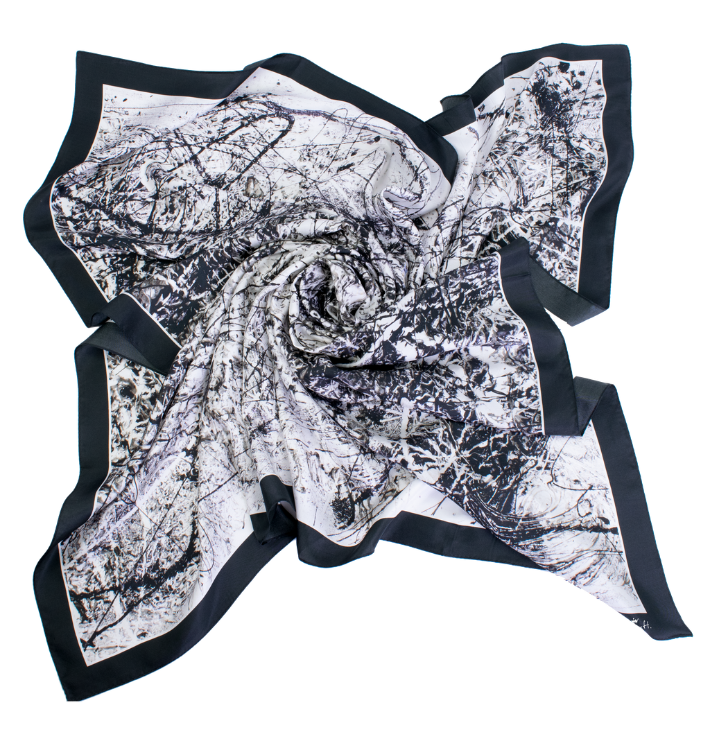 "Shield" Silk Stole Scarf - SMHDGalleries
