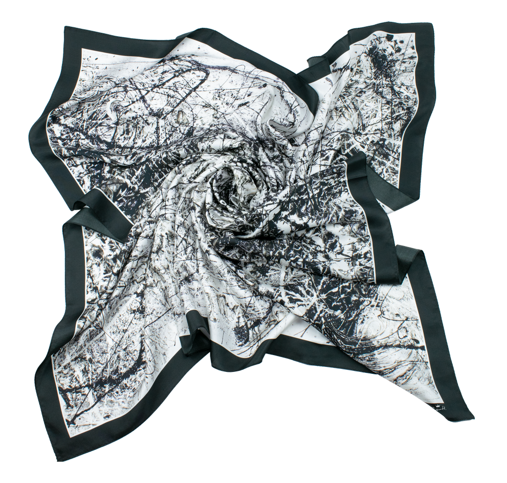 "Shield" Silk Foulard Scarf - SMHDGalleries
