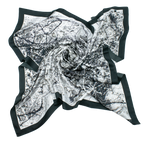 "Shield" Silk Foulard Scarf - SMHDGalleries